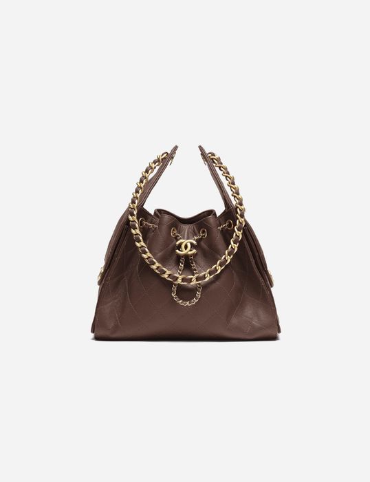 Сумка Chanel 25 Small Handbag Grained Calfskin & Gold-Tone Metal 