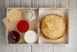 Бокс с блинами и начинками, 50 шт.