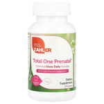 Zahler, Total One Prenatal ™, незаменимое средство для беременных один раз в день, 120 капсул