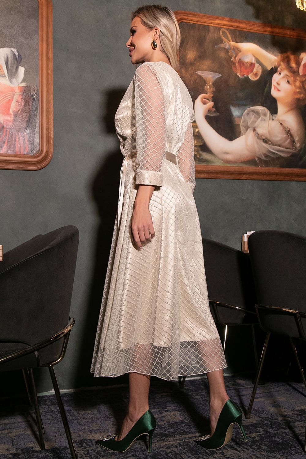 Платье Северное сияние (молочное) П11673 LT Collection