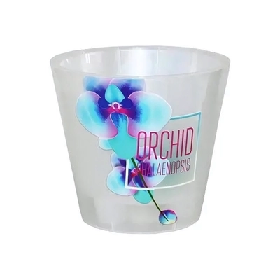 Горшок для цветов Фиджи Орхид Деко D 160 мм,6 л голубая орхидея