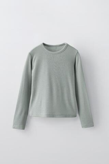 ZARA ЛЕГКАЯ ФУТБОЛКА, СИНЕВАТЫЙ
