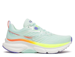 Кроссовки для бега женские Saucony Omni 23 ST W Зелёно-оранжевые