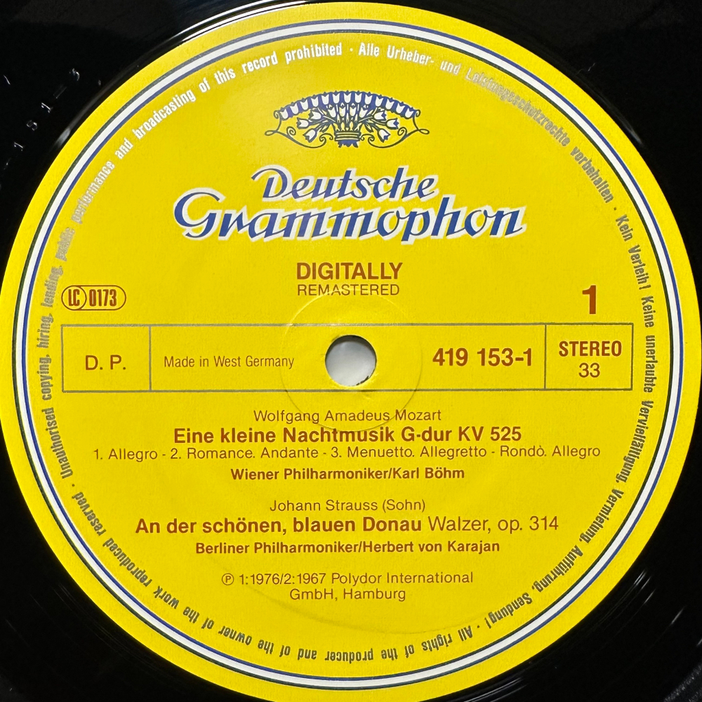 Моцарт, Штраус, Равель, Чайковский (Европа 1986г.)