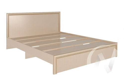 Кровать Беатрис стандарт М6 1;6 (Дуб млечный)