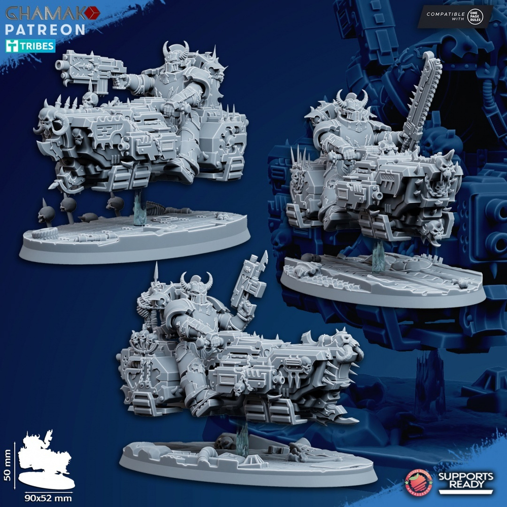 Chaos Space Marine Traitor Bikers
