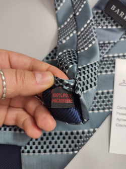 Галстук Barkland серебристый