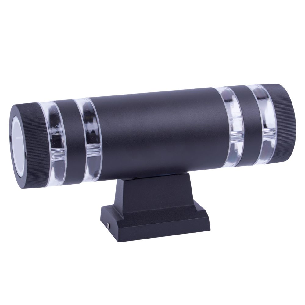 UUL-S20A 2x60W-E27 IP65 BLACK Светильник уличный. под две лампы Е27. Архитектурный накладной. Корпус черный. TM Uniel