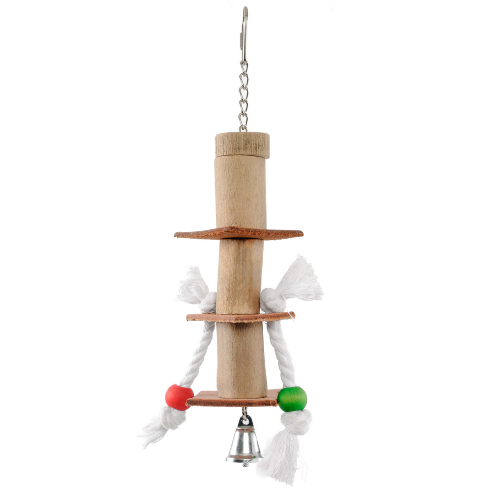 SkyRus Игрушка для птиц "Дабл болл", 6х6,5х30см