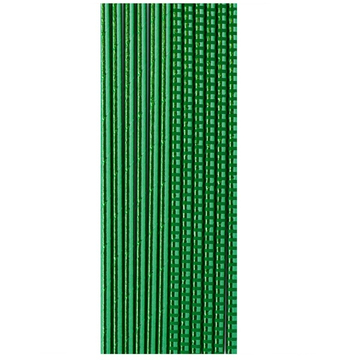 Трубочки для коктейлей фольгированные в мятном цвете, 12 шт