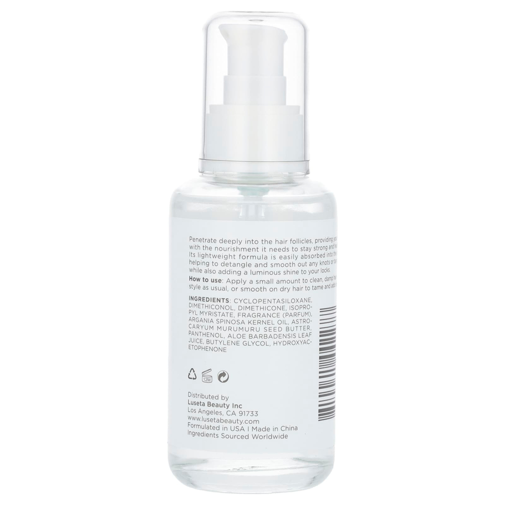 Luseta Beauty, Tangle Free, сыворотка для блеска волос, для всех типов волос, 100 мл (3,38 жидк. унции)