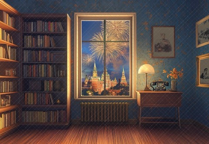 Салют №3 - фон неопреновый