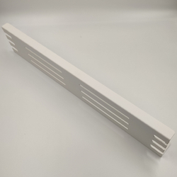 Полка MetaDec Holes настенная прямая, 50х10см белая, 1шт