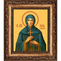 София Фракийская преподобная. Икона на холсте.