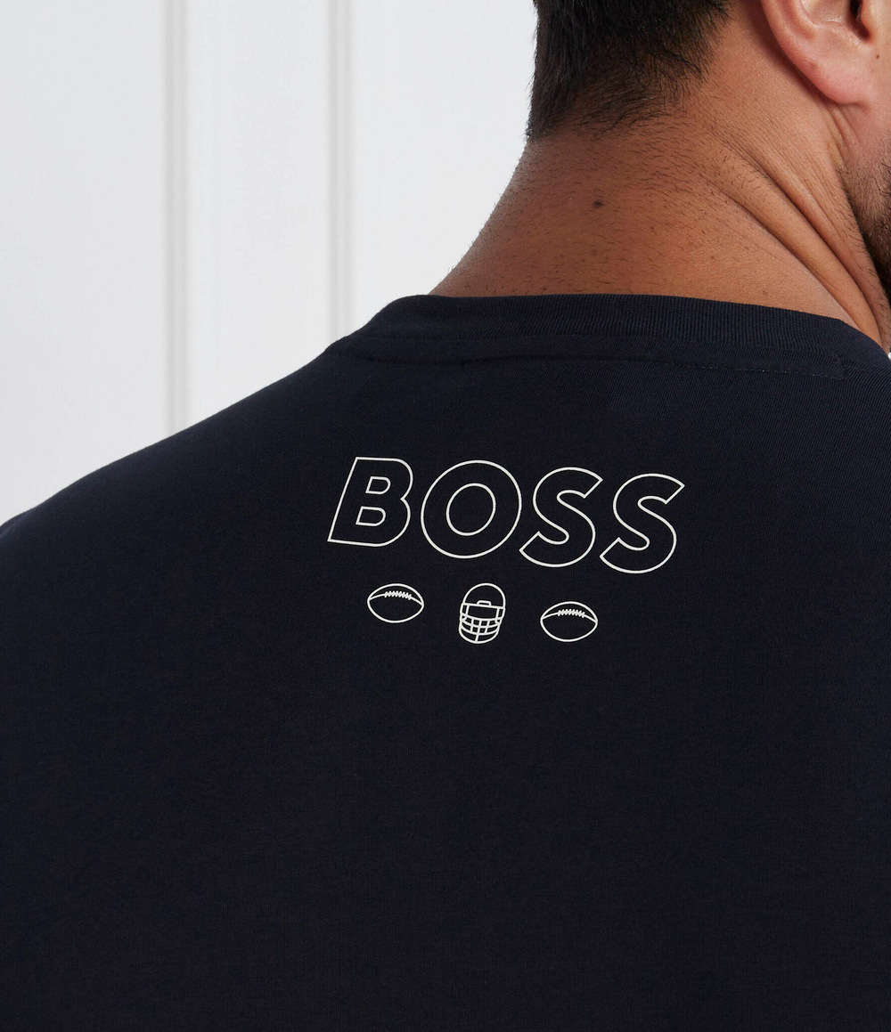 Футболка Trap NFL BOSS ORANGE - темно-синий(50504526)