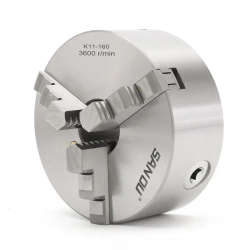 Токарный патрон К11-160 мм, трехкулачковый, самоцентрирующийся