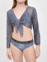 купальник раздельный 3 в 1 топ парео