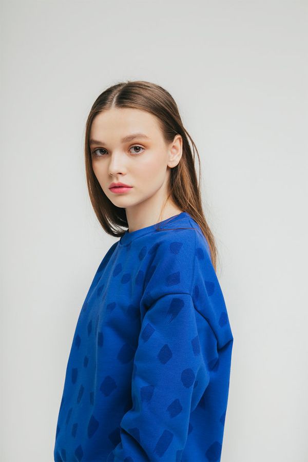 Толстовка Берёзка Синяя - фото 2