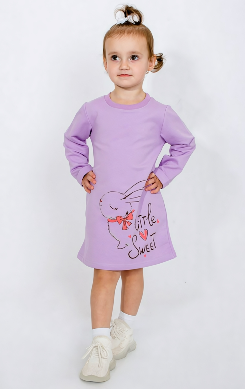 Платье "Тиффани-5" ПЛ-634/5 р.134 сиреневый (Ивашка)