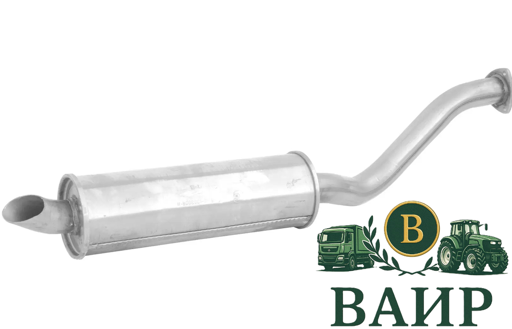 Резонатор с выпускной трубой УАЗ Hunter, Patriot ЗМЗ-409 31602-1202008-11
