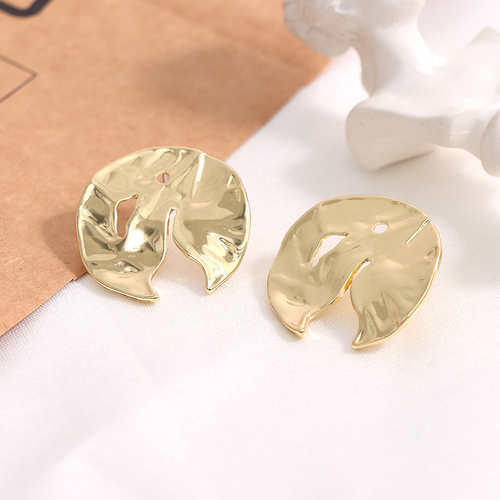 Набор сережек "Metallic Round"