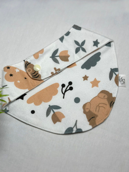 Слюнявчик нагрудник на кнопках RinaAmari в ассортименте