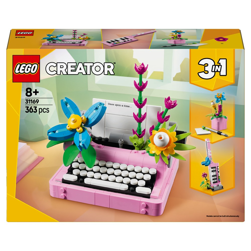 Конструктор LEGO Creator 31169 Печатная машинка с цветами — фото 1