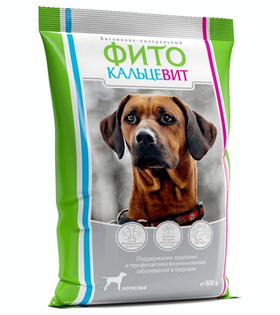 Фитокальцевит для собак 500гр.