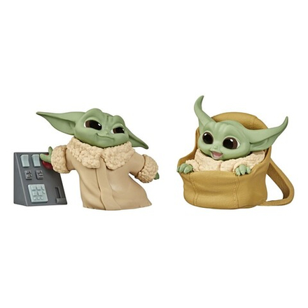 Hasbro Star Wars Mandalorian - Фигурка: катание на спидере Baby Yoda 5,5 см и сенсорные кнопки. / артикул   F1705  / GTIN 5010993792450