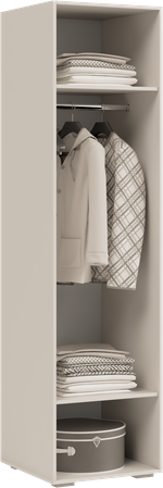 Коллекция Валенсия Пенал широкий ЛЕВЫЙ (600) Кашемир/Софт Сантьяго (набор)