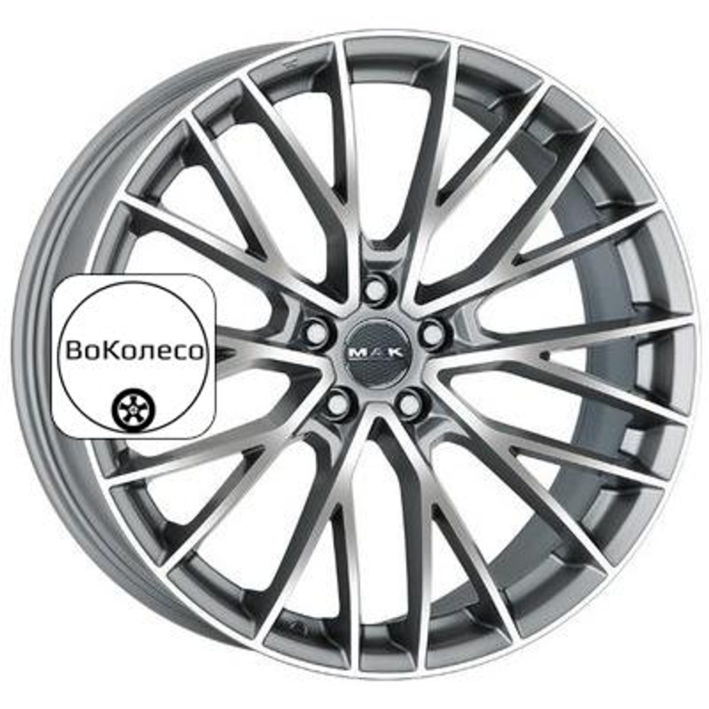 9x21/5x112 ET25 D66,45 Speciale Graphite Mirror Face MAK