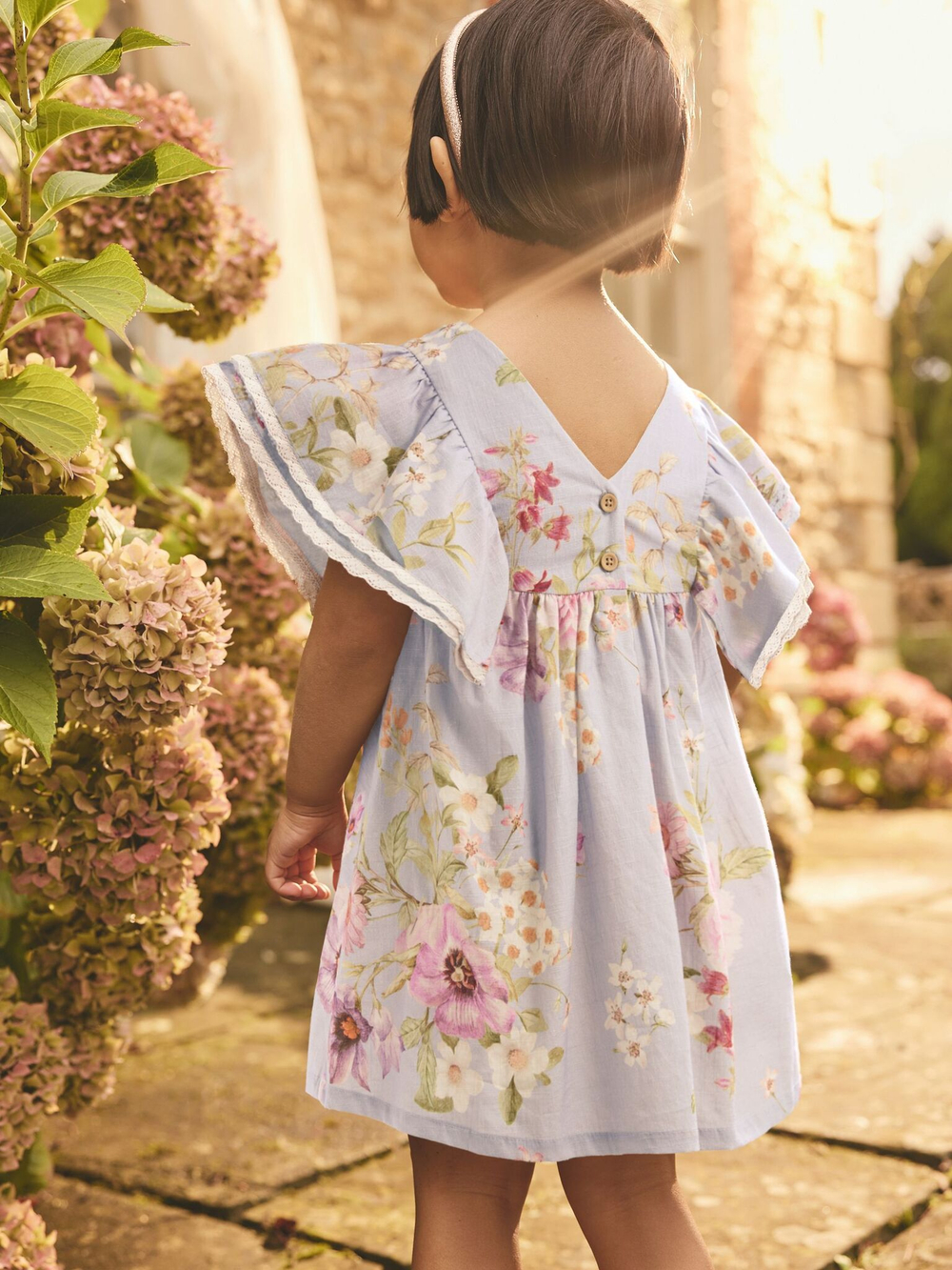 Платье для девочки Next AK2-475, Голубой