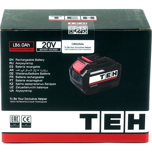 Аккумуляторная батарея TEH LB6.0Ah 20V 10C