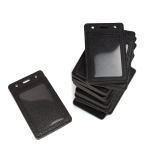 Бейдж вертикальный Alingar, 6,8 см * 11 см, ПВХ, окошко, цвет ассорти