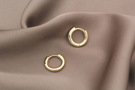 Швензы-Кольца 14мм, цвет золото (уценка)