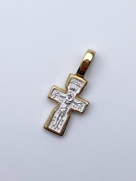 Крест из серебра/Позолота/Георгий Победоносец