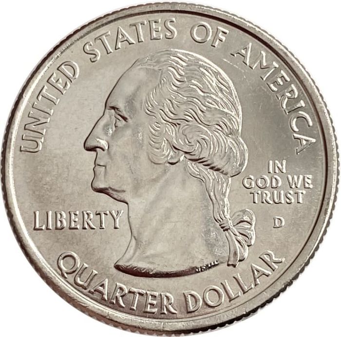 25 центов (1/4 доллара, квотер) 2004 США «Штат Флорида» (D)