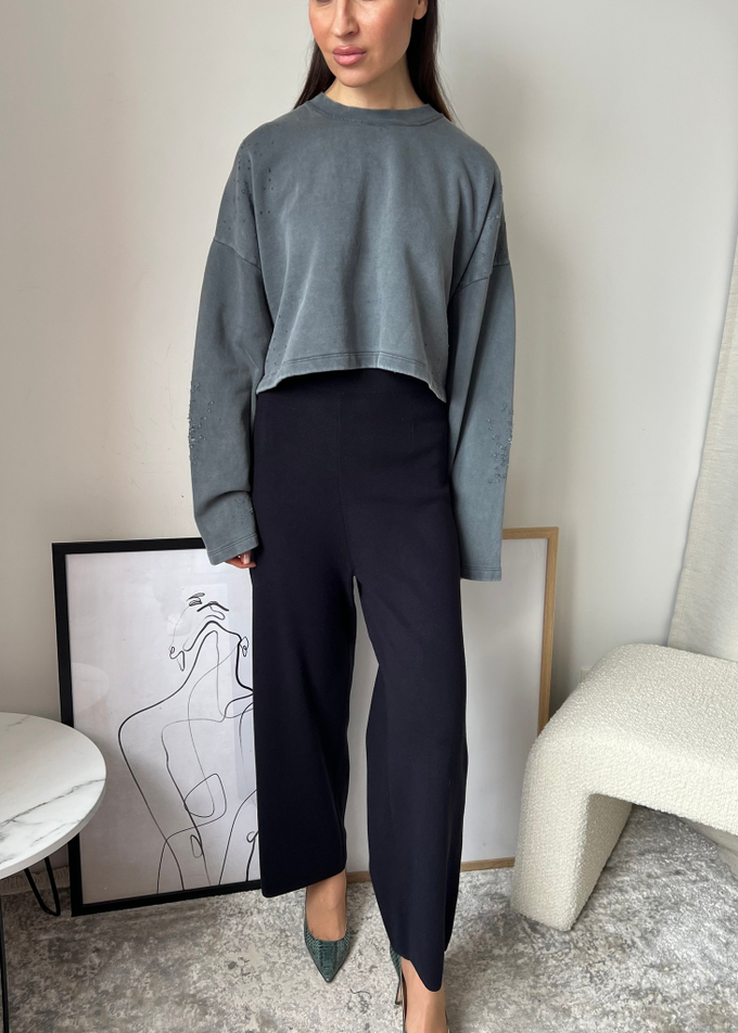 Хлопковый свитшот Zara, М