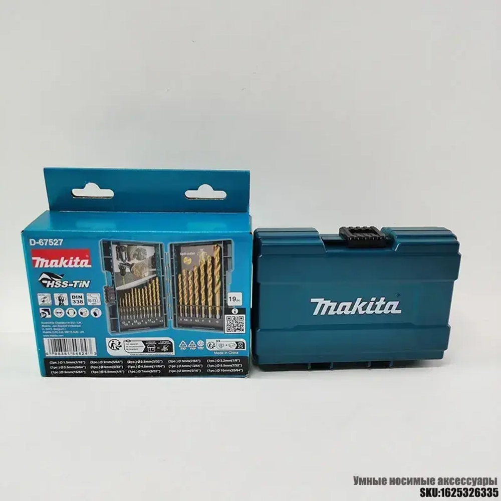 Makita D-67527 Hss-набор металлических сверл, аксессуары для электроинструментов