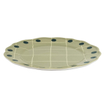 Тарелка обеденная Bitossi Home Green Green Dots (27 см)