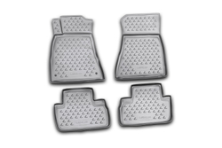 Коврики в салон для LEXUS IS250 2005-, 4 шт. (полиуретан, серые) NLC.29.05.211