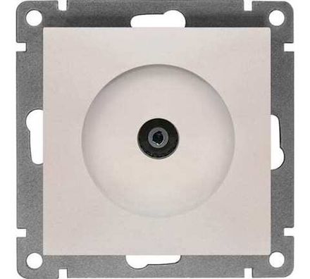 Розетка телевизионная одноместная "UNIVersal" серия "Афина", с/у, тупиковая, 75Ом, ч/д 4-2400Мгц, же