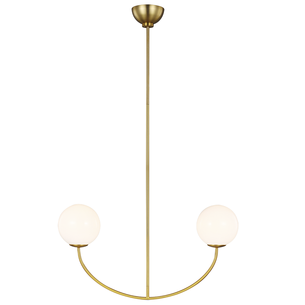 Люстра Visual Comfort Galassia Two Light Linear Chandelier