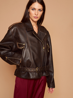 Косуха in vino veritas коричневая ретро