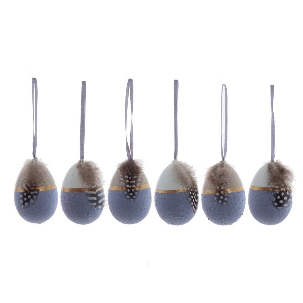 GAEM Набор из 6-ти изделий декоративных подвесных "Яйцо" (4*6), L14 W4,5 H14 см