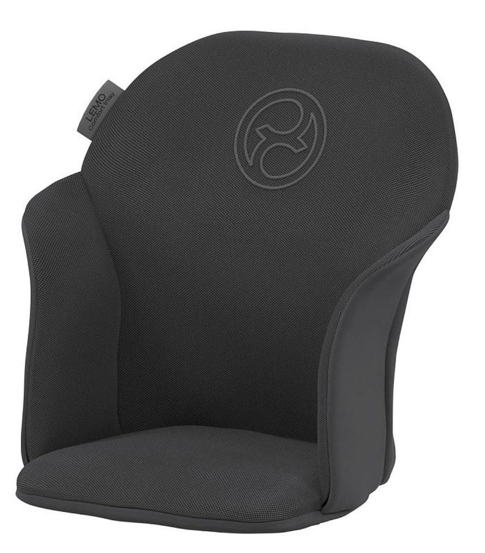 Стульчик для кормления Cybex Lemo 4 в 1 с мягкими чехлами Comfort Inlay Suede Grey/Stunning Black