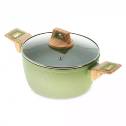 Кастрюля 4.7л Kitchen Star Olive Stone