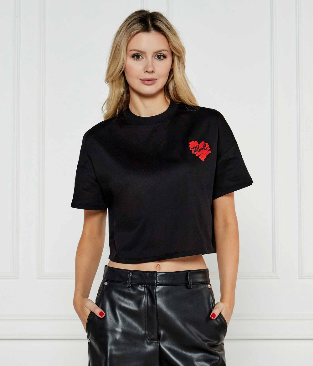 Футболка HEARTS Karl Lagerfeld - черный(A1W17074)