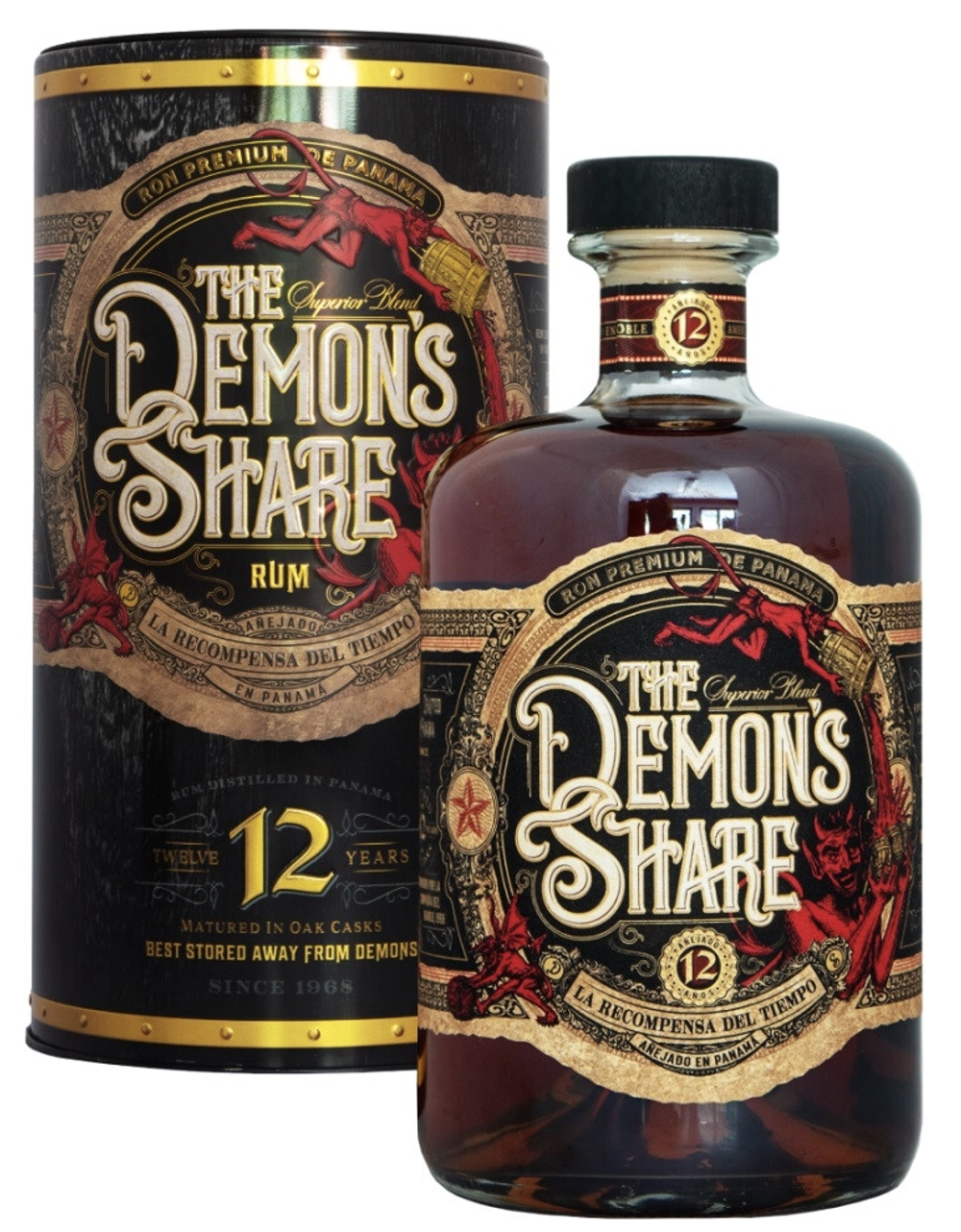 Ром The Demon's Share 12 Years Old, 0.7 л