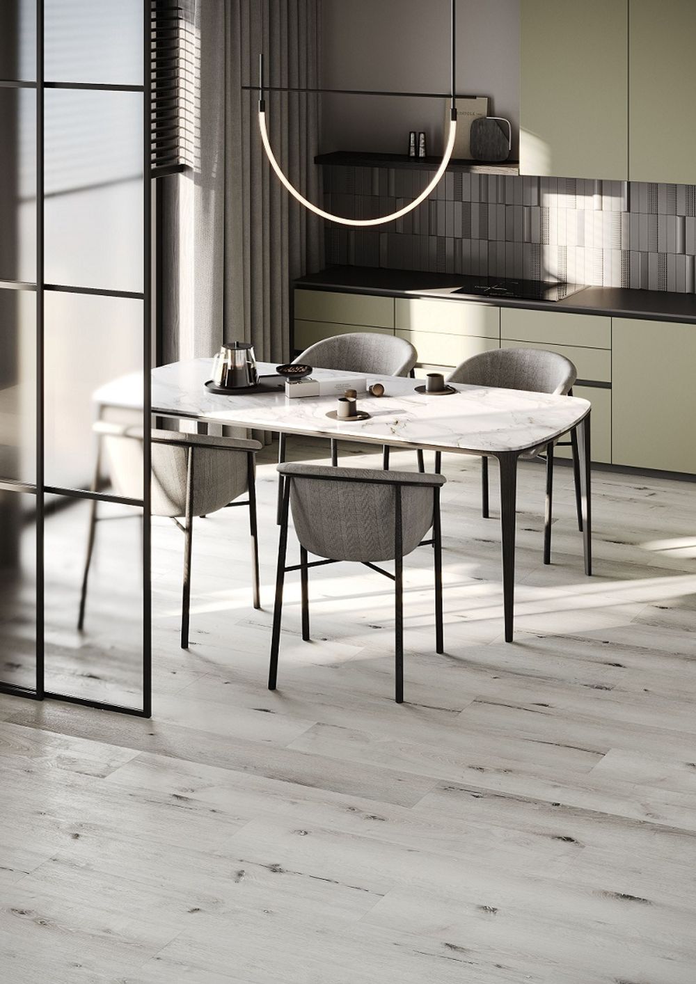 Fargo Comfort XXL Дуб Снежный, 2,07 м²